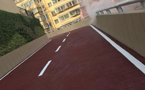 阿拉尔农场彩色路面